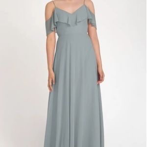 BHLDN Jenny Yoo Mila Dress SIZE 6 Mineral